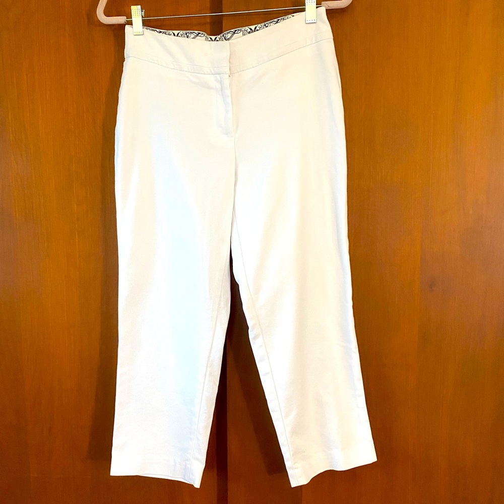 Peter Nygard white cropped pants - Picture 1 of 6